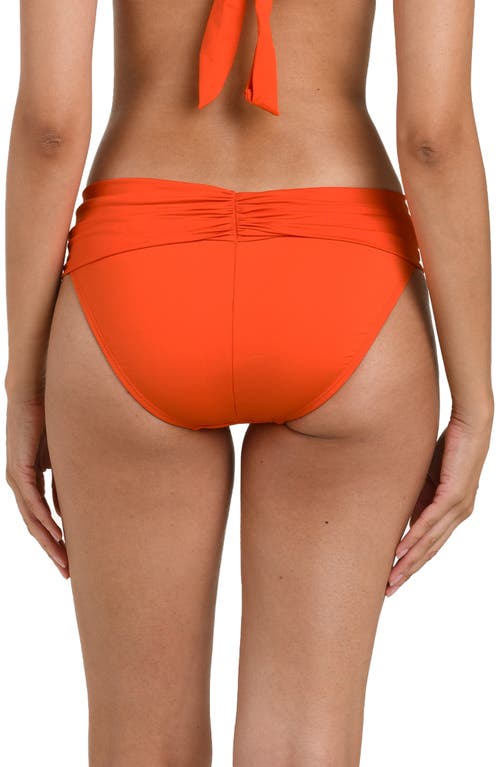 La Blanca Island Goddess Hipster Bikini Bottoms In Orange