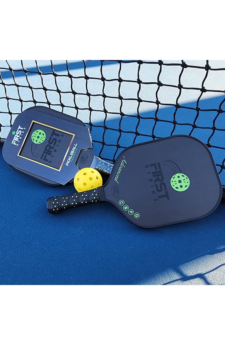 First Strike Pickleball Advanced Pickleball Paddle, 16 x 8 x 0.5", Alternate, color, Black