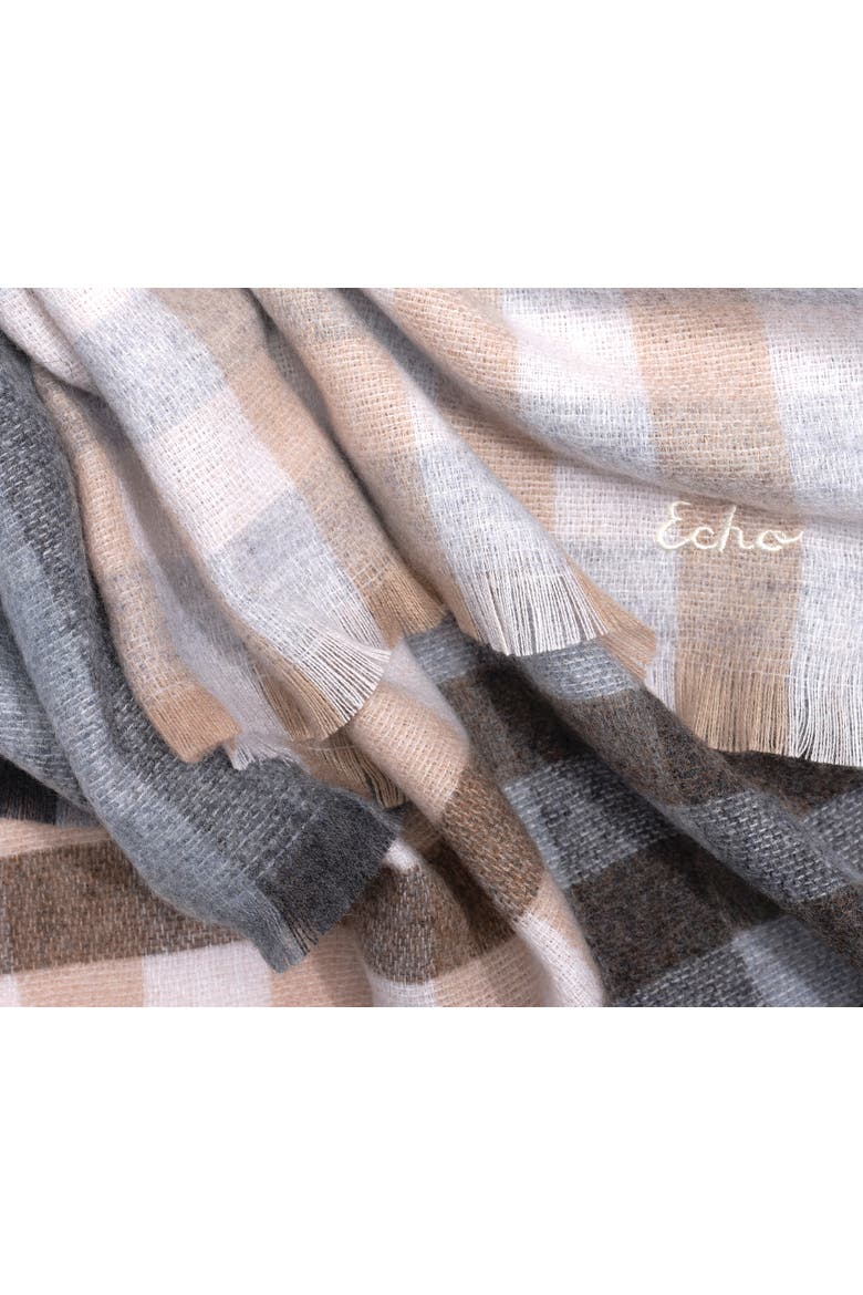 Quarter Check Wrap, Alternate, color, Heather Grey