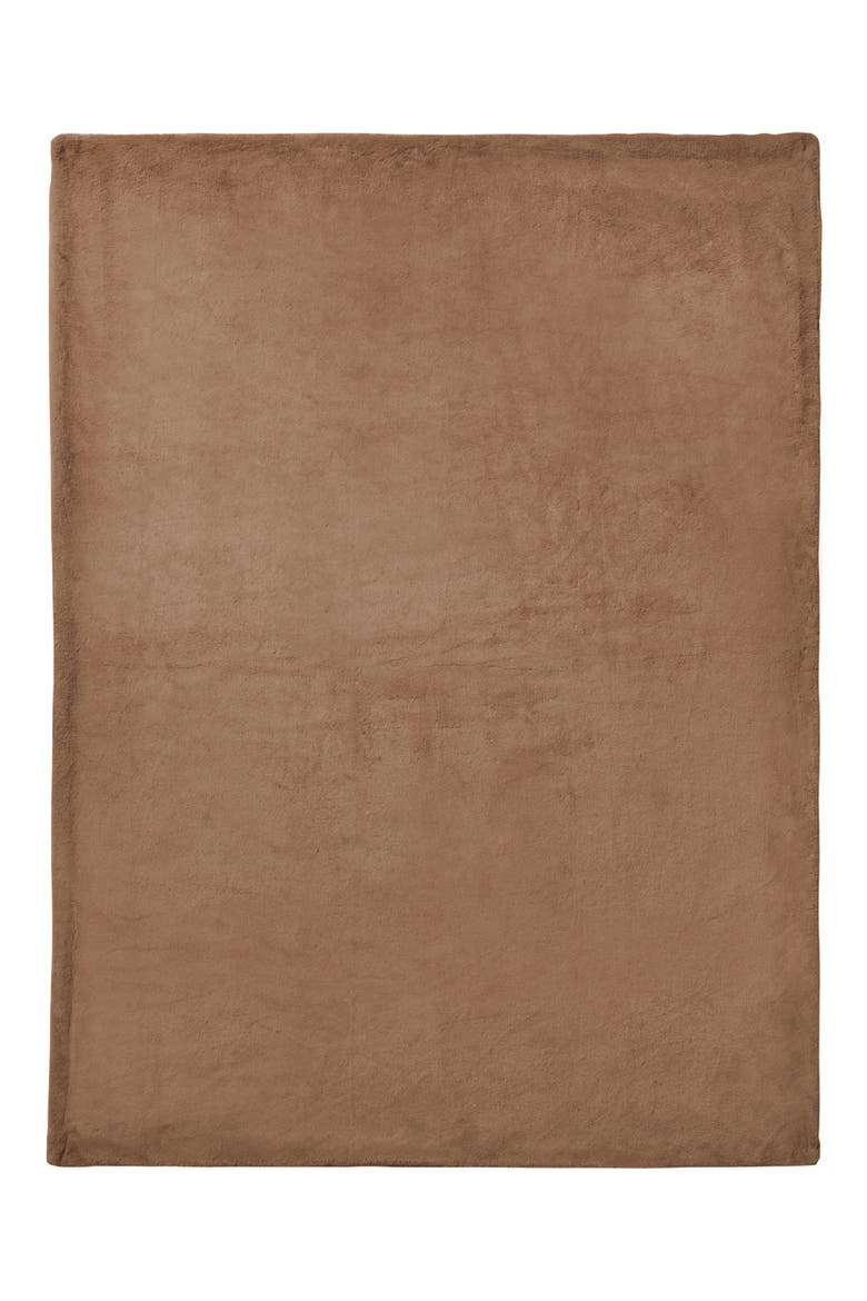 Faux Fur Throw, Main, color, BROWN