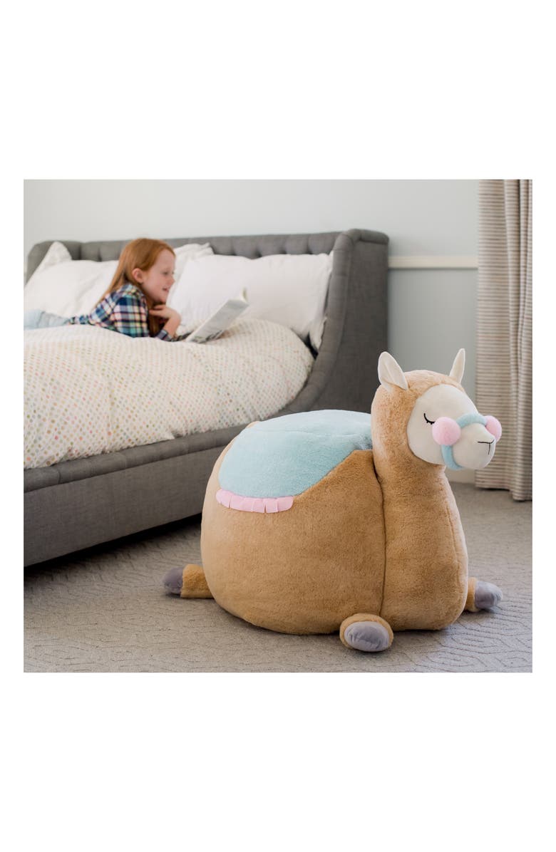Soft Landing Llama Bestie Bean Bag Seat, Alternate, color, 