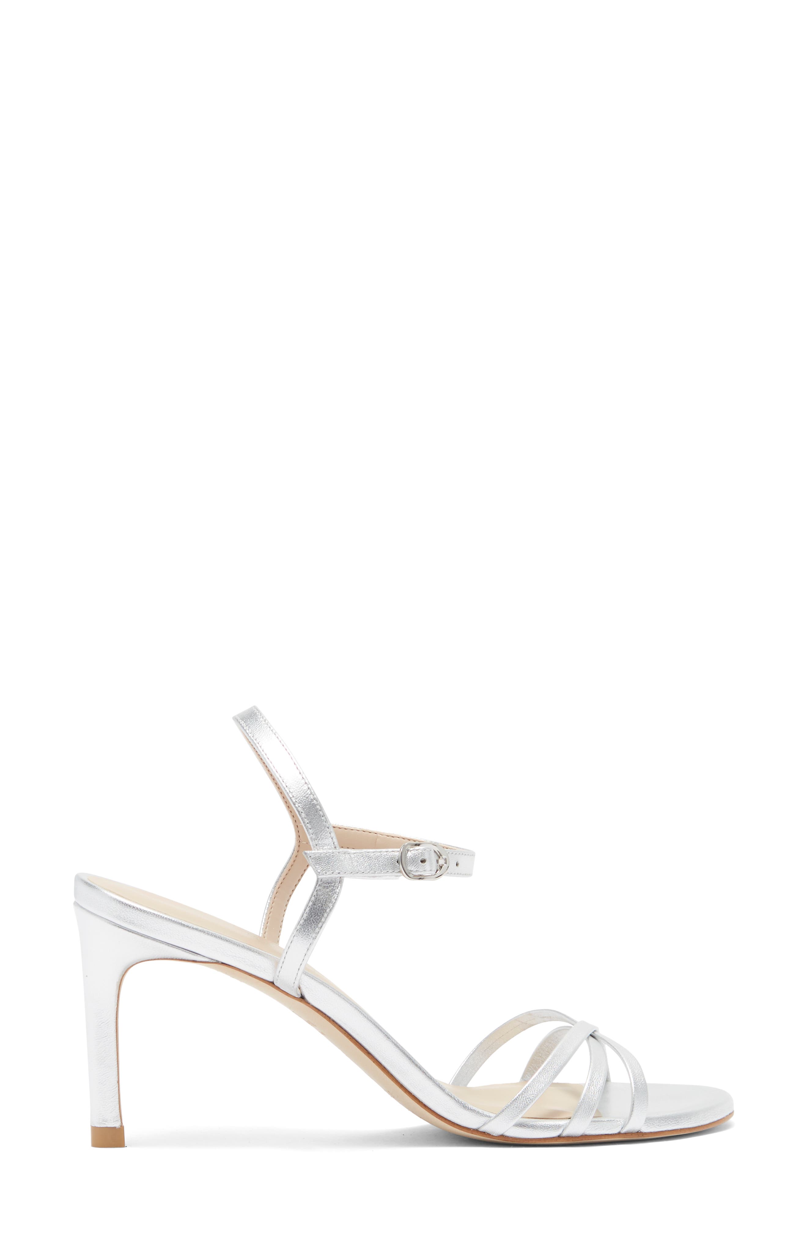 Stuart Weitzman Starla 80 Ankle Strap Sandal, Alternate, color, 