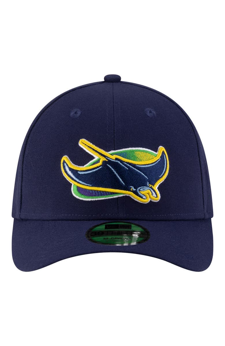 New Era Men's New Era  Navy Tampa Bay Rays Alternate Player Replica 39THIRTY M-Crown Flex Hat, Alternate, color, Navy