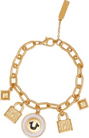 True Religion Charmy logo bracelet