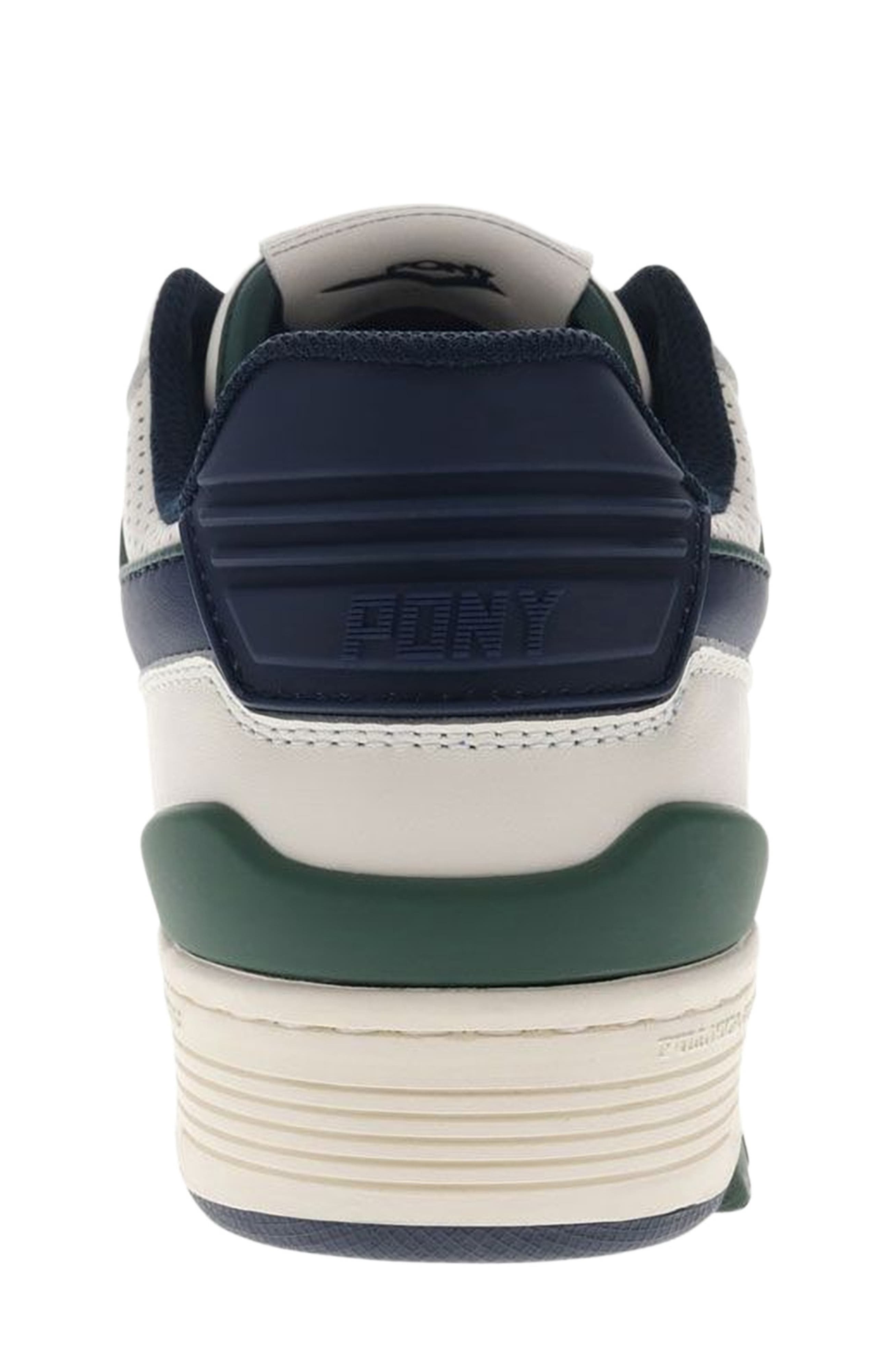 PONY M100 Low Archive Sneakers, Alternate, color, Snow White/Navy/Green