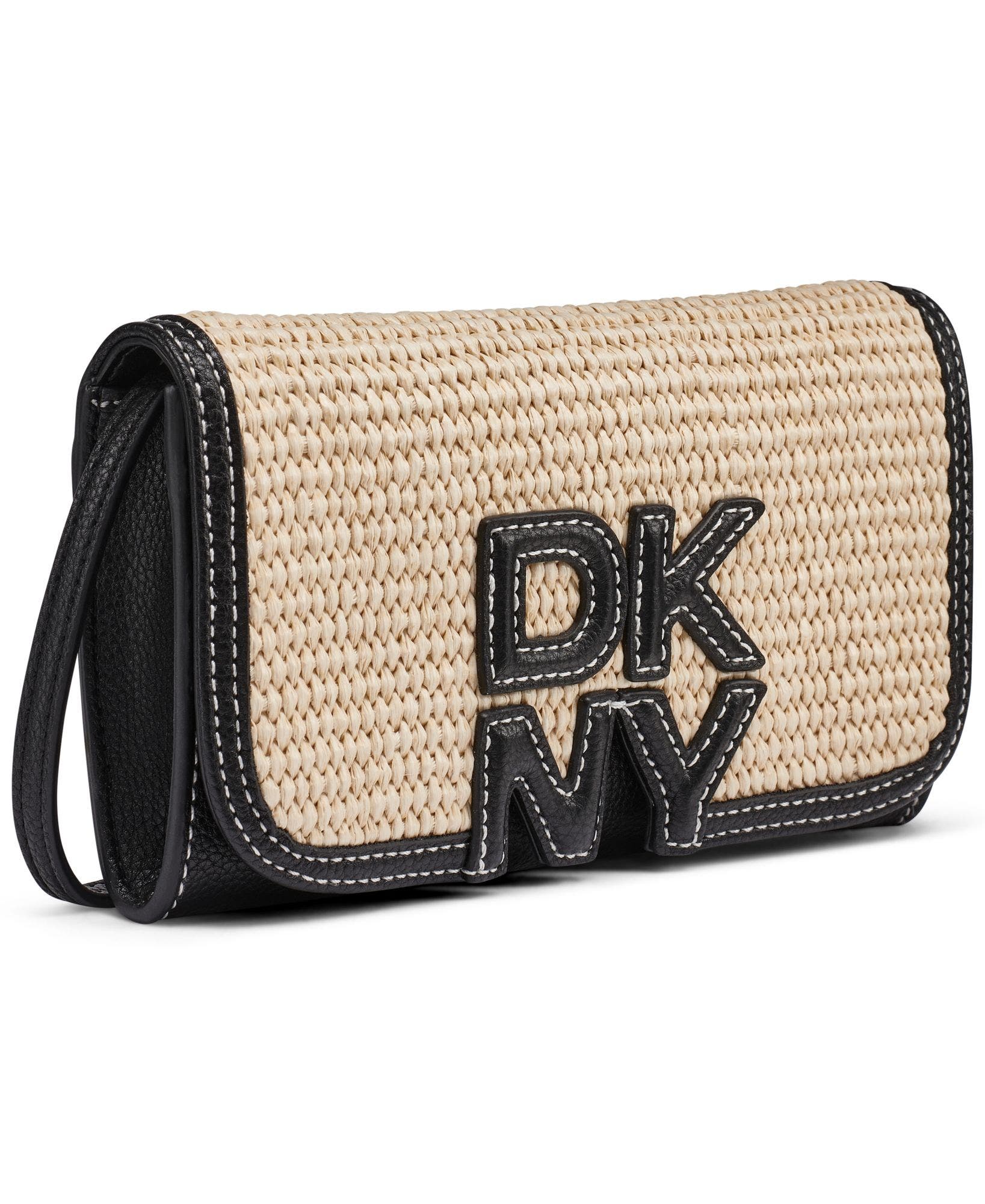 Nicole Wallet On A String, Alternate, color, Natural/Black