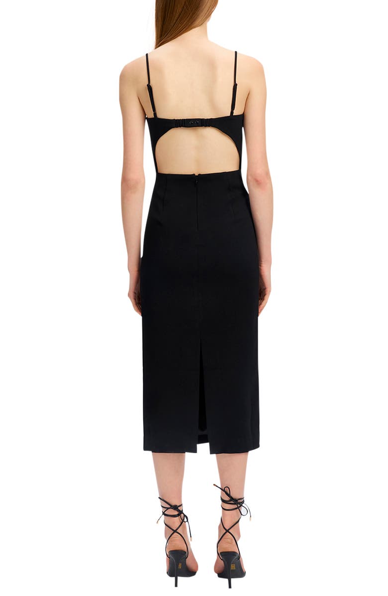 Bardot Vienna Cutout Midi Dress, Alternate, color,