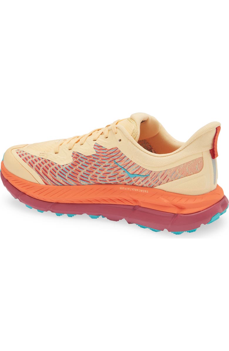 HOKA Mafate Speed 4 Trail Running Shoe, Alternate, color, Impala / Flame