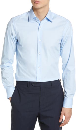 slim fit dress slacks Hugo Boss Men's Extra Slim Fit Stretch Polo Shirt With Logo Tape main image 1