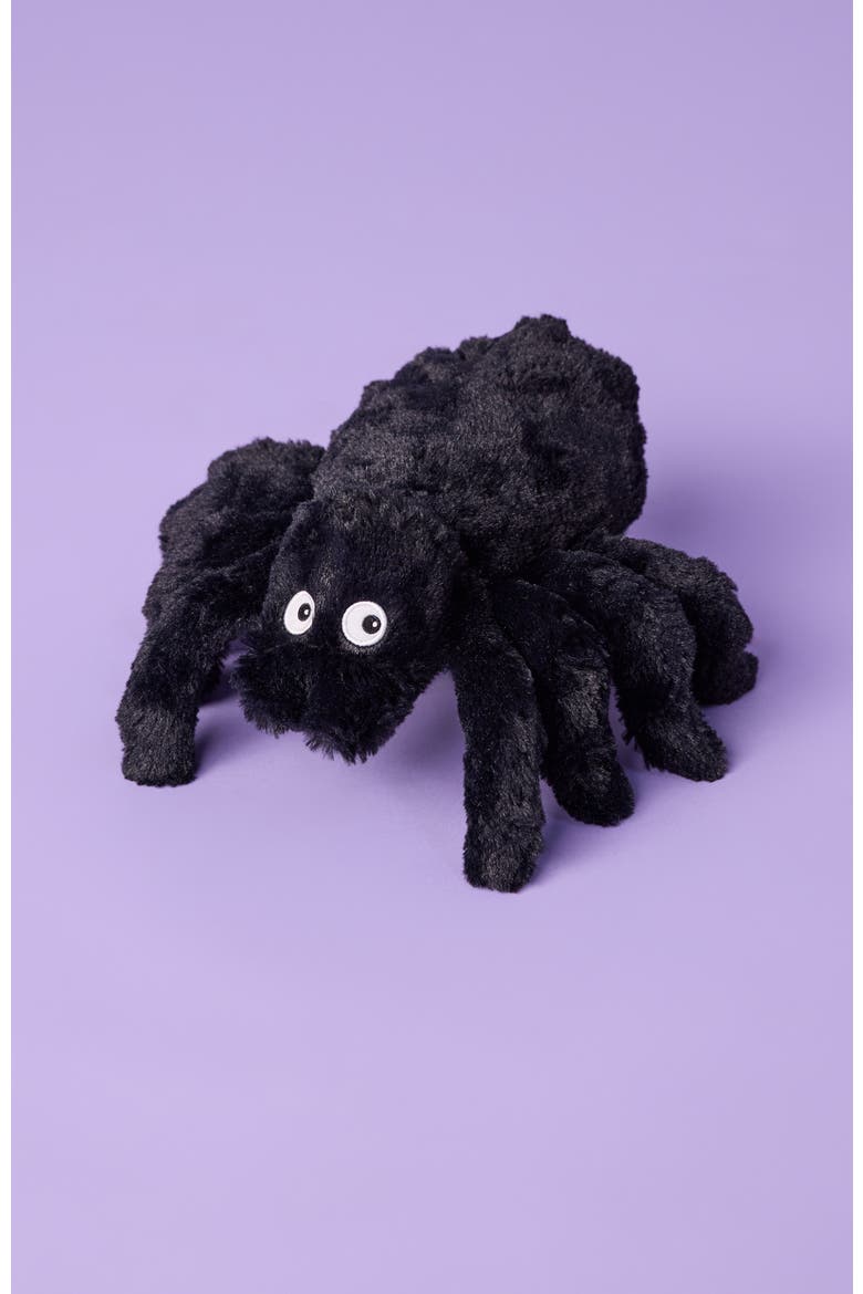 Spider Plush Toy, Alternate, color, Black