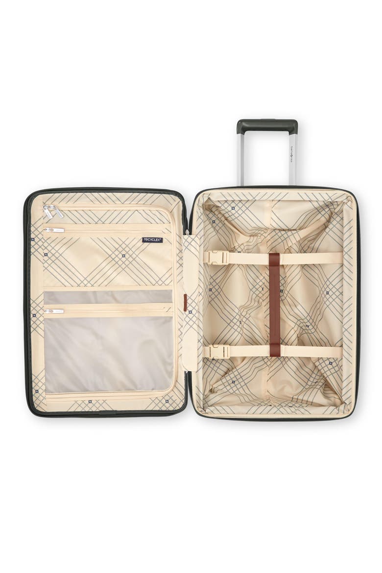 Virtuosa Hardside Expandable 21" Carry On Spinner Luggage, Alternate, color, Pine Green