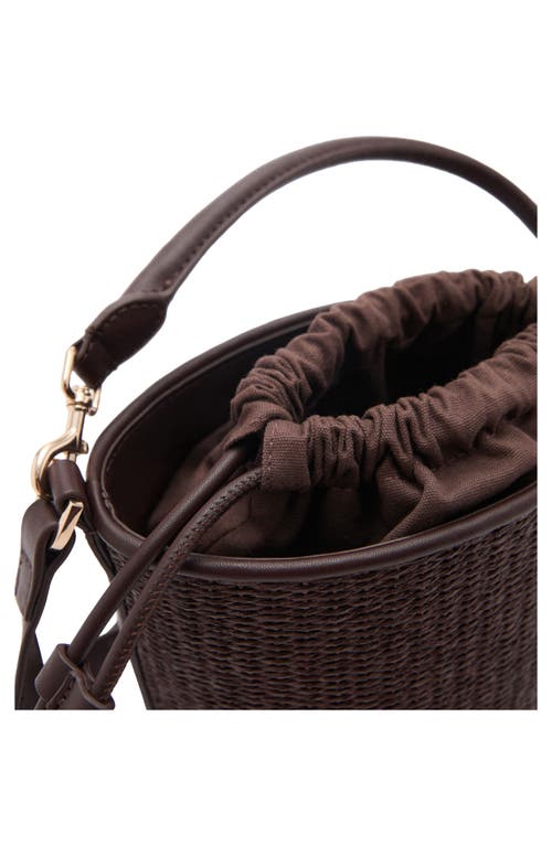 Mango Small Raffia Bucket Bag
