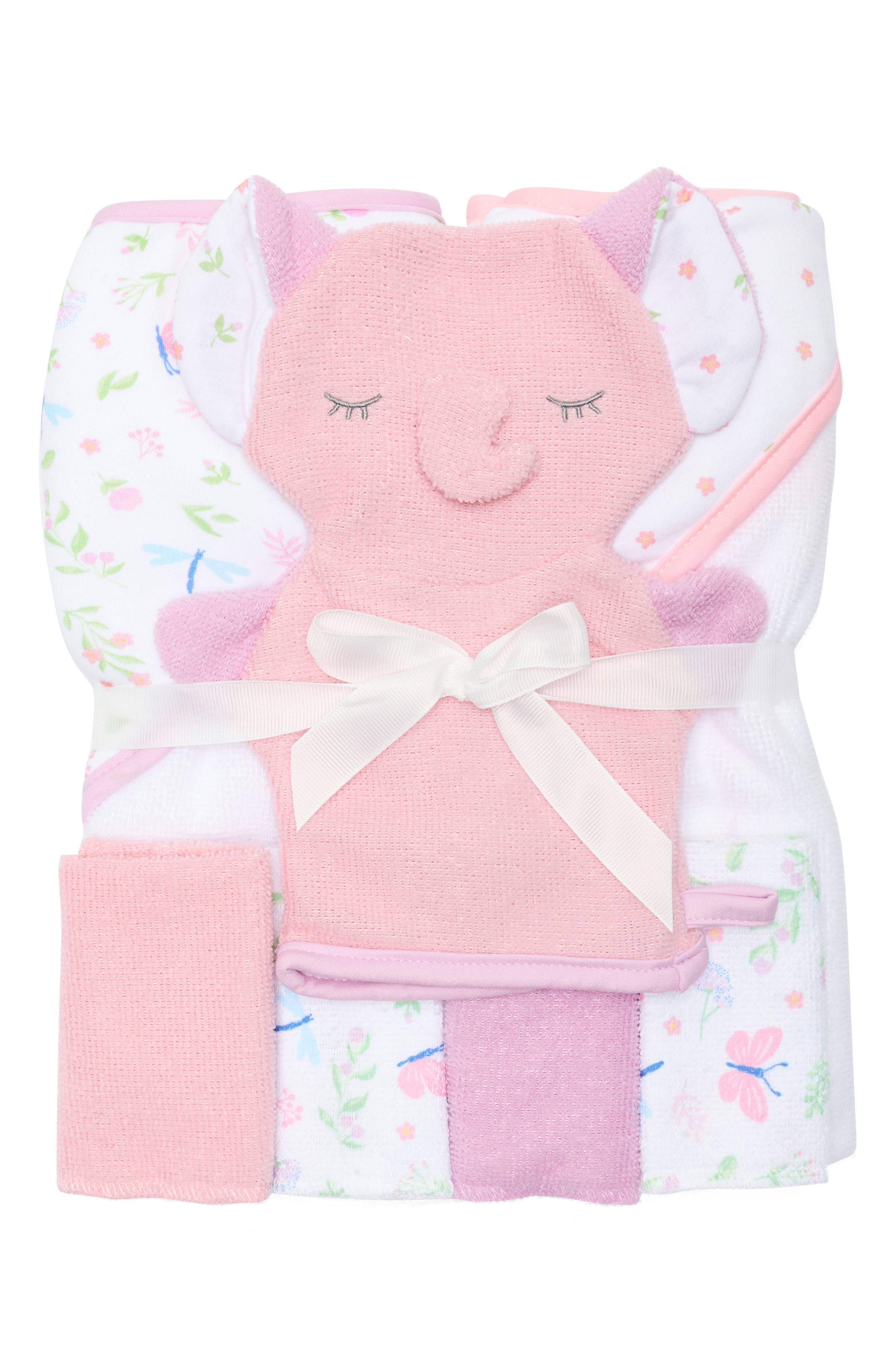 DREAMGRO Elephant 7-Piece Assorted Bath Towel Set