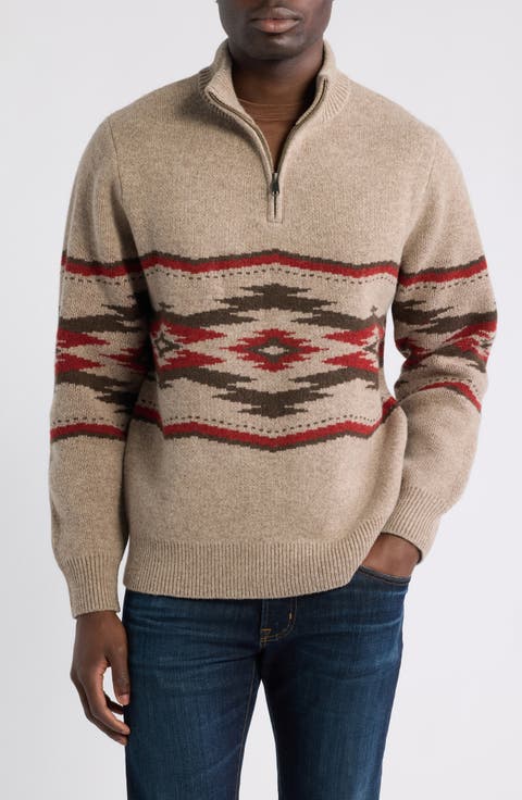 Crown Point Wool Quarter Zip Sweater