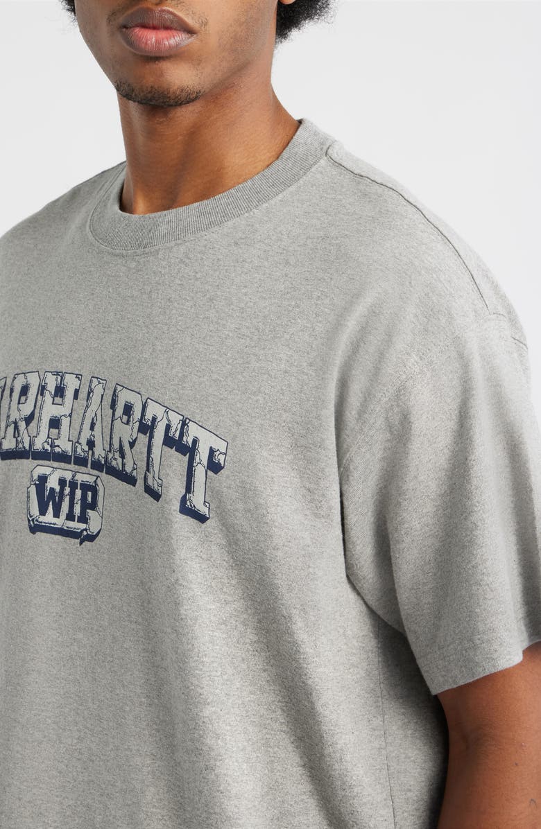 Carhartt Work In Progress Heavy Duty Organic Cotton Graphic T-Shirt, Alternate, color, Grey Heather