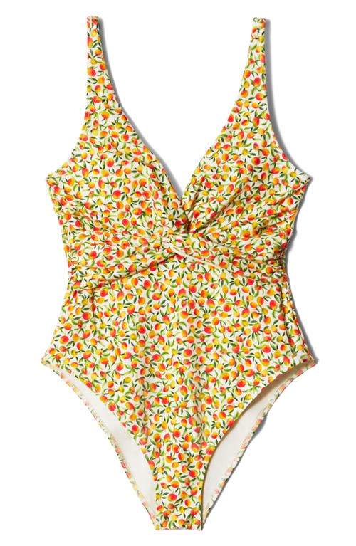 & Other Stories One-piece Swimsuit In Yellow