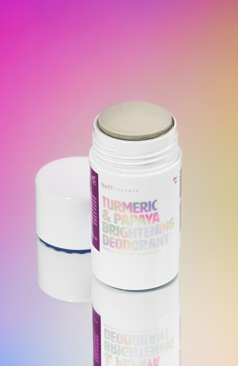 Buff Experts Turmeric & Papaya Brightening Deodorant, Alternate, color,