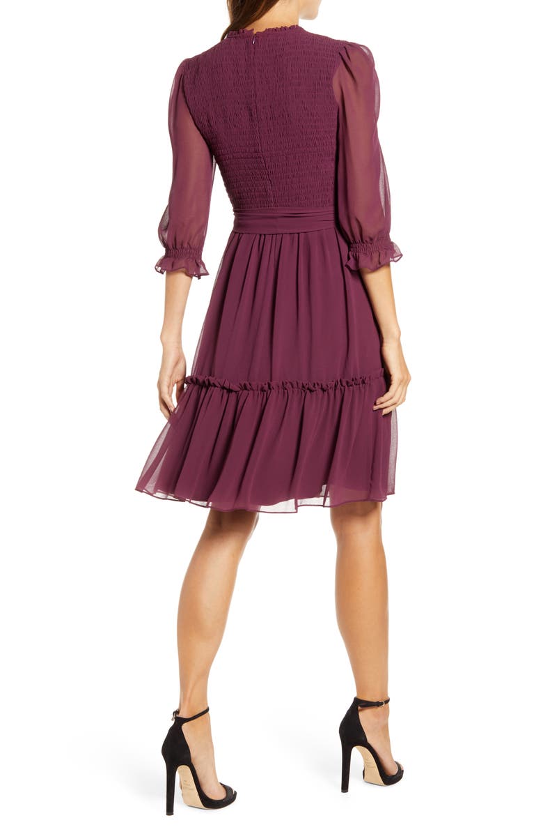 Rachel Parcell Smocked Dress, Alternate, color, 