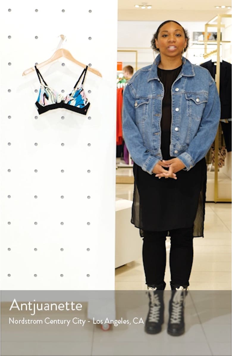 Jenny Twisted Triangle Bralette, sales video thumbnail