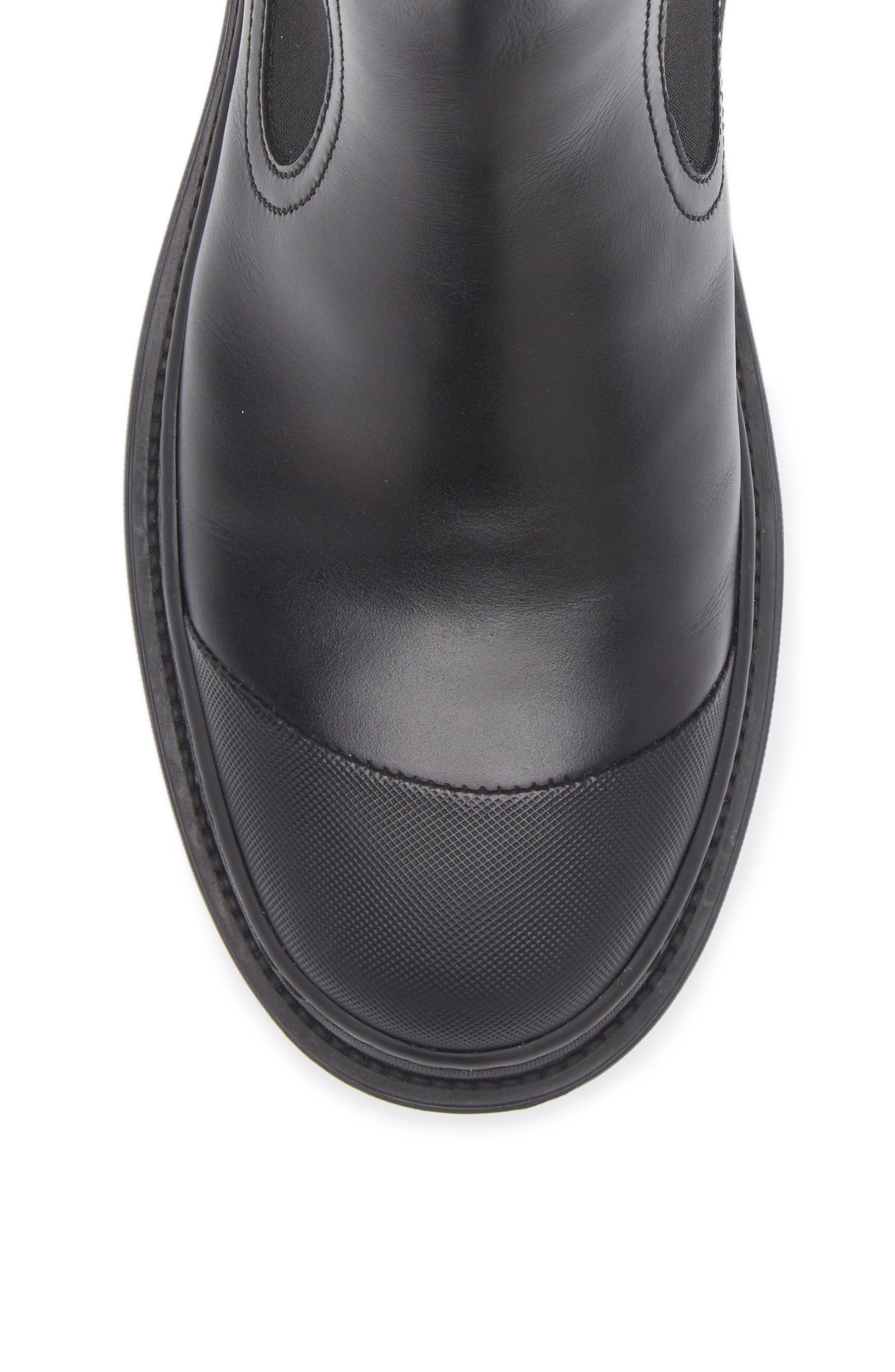 Aquatalia Kent Genuine Shearling Lined Chelsea Boot, Alternate, color, 