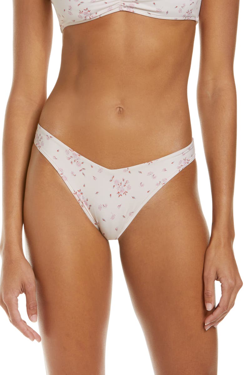 Frankies Bikinis Enzo Floral Bikini Bottoms, Main, color,