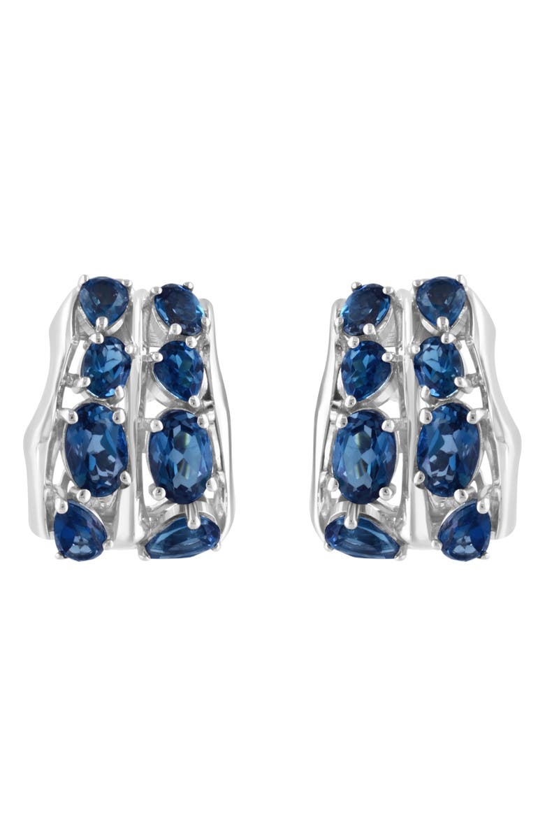 EFFY Sterling Silver London Blue Topaz Lever Back Earrings, Alternate, color, 