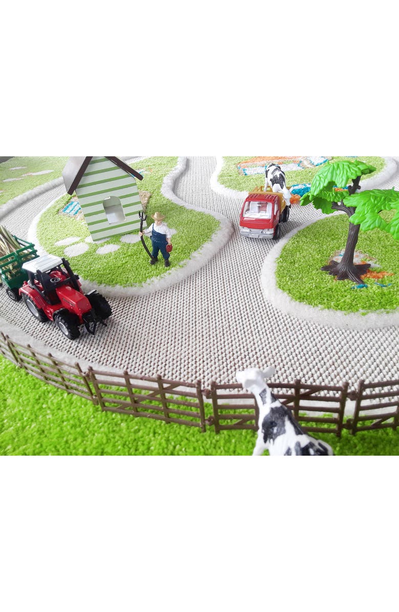 IVI Farm Play Rug, Alternate, color, Green