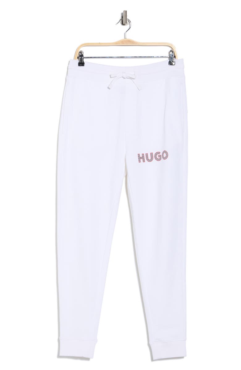 HUGO Dramtol Joggers, Alternate, color, White