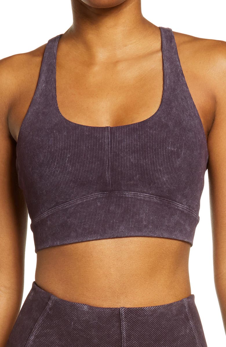 Zella Longline Sports Bra, Main, color, 