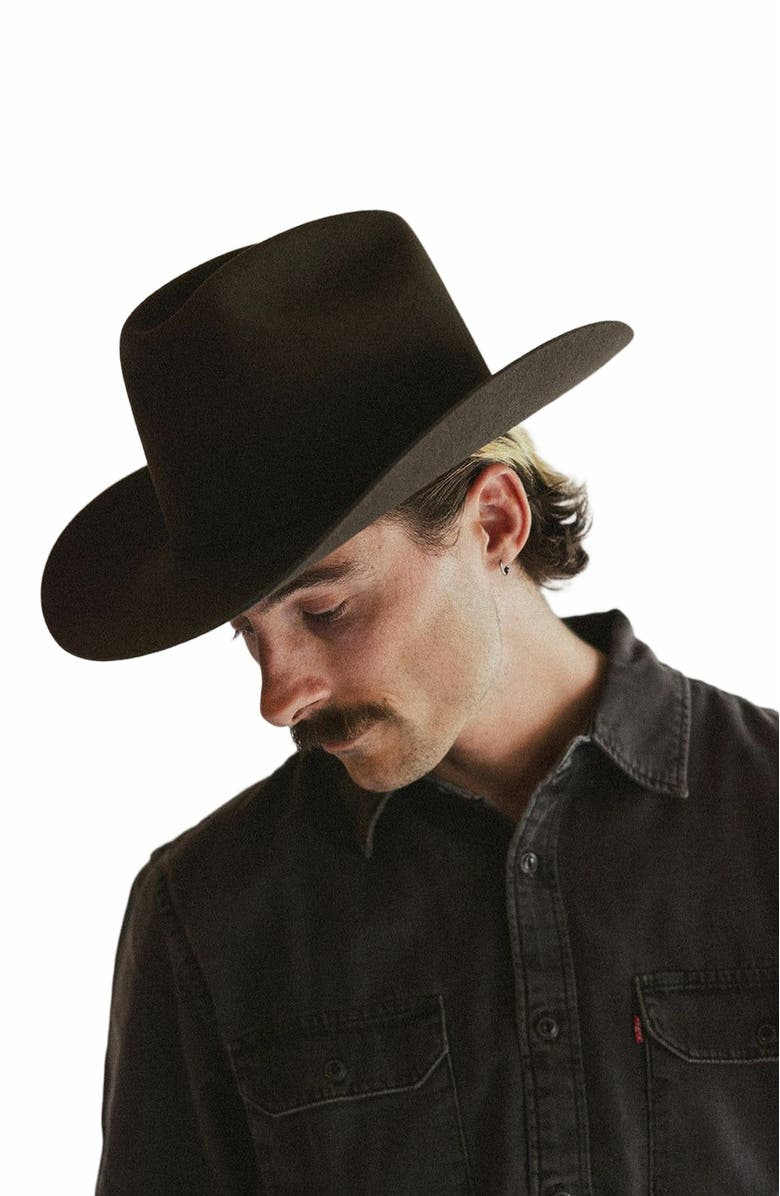 Two Roads Hat Co. Butler County Retro Western Hat, Alternate, color, Hickory