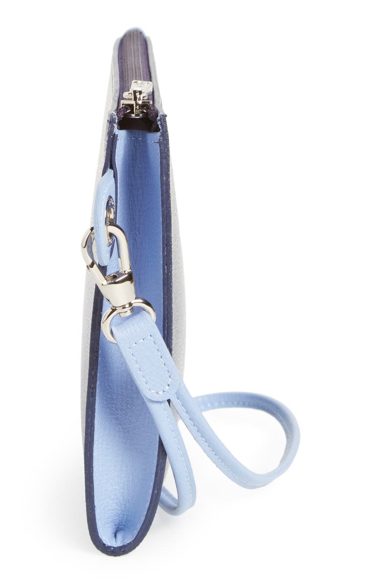 Longchamp Roseau Flat Cosmetics Case, Alternate, color, Navy