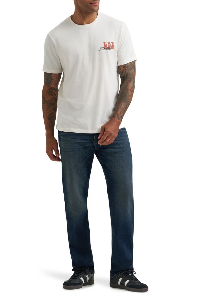Logo Graphic T-Shirt, Alternate, color, MARSHMALLOW