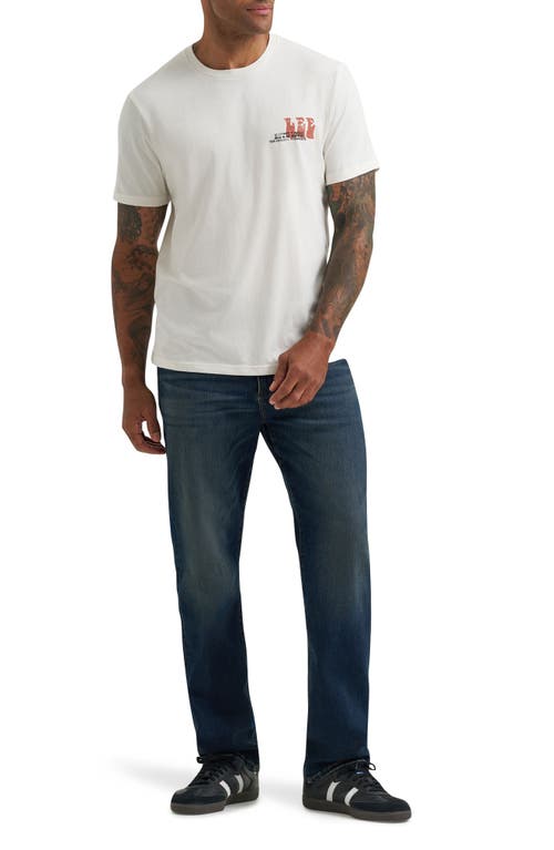 Lee Logo Graphic T-shirt In White