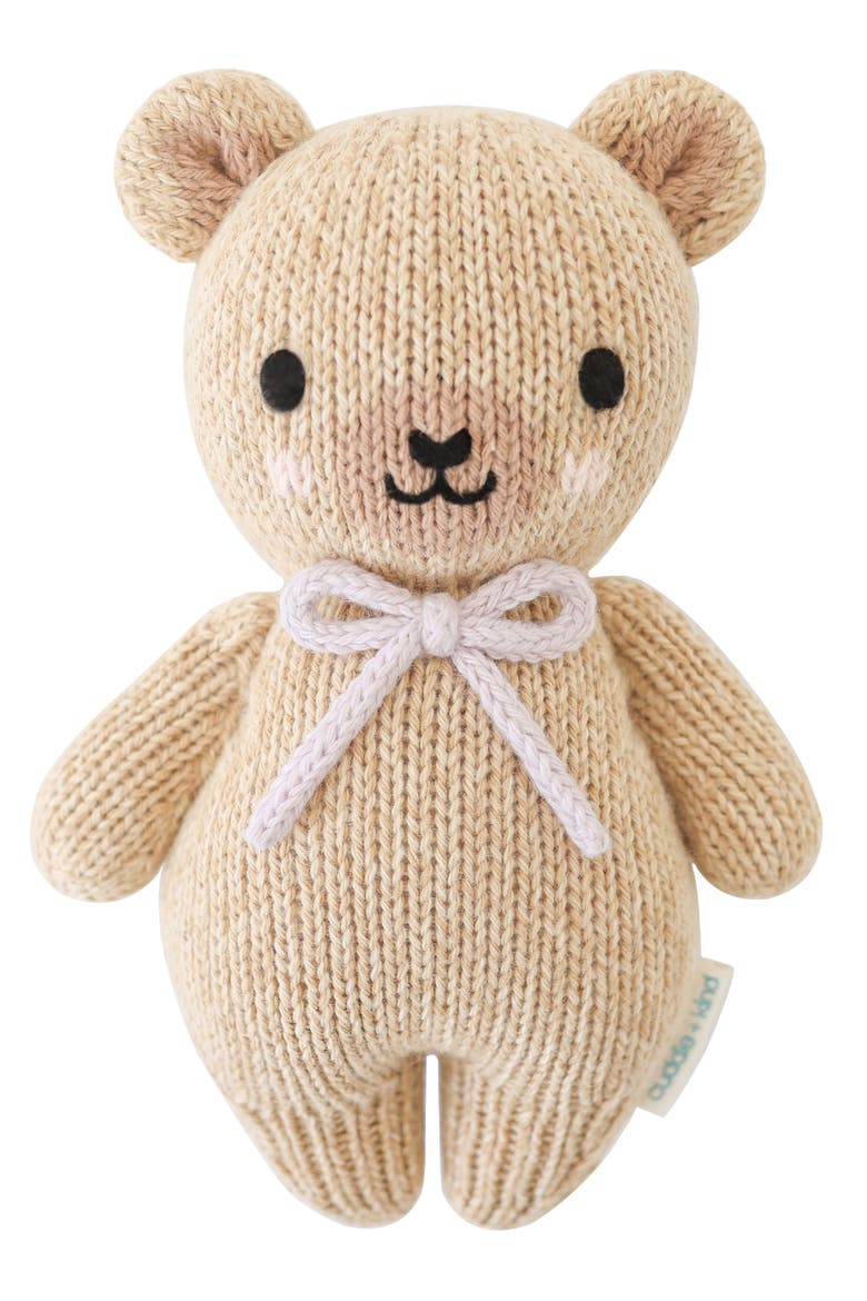 Baby Honey Bear Stuffed Animal, Main, color, LAVENDAR