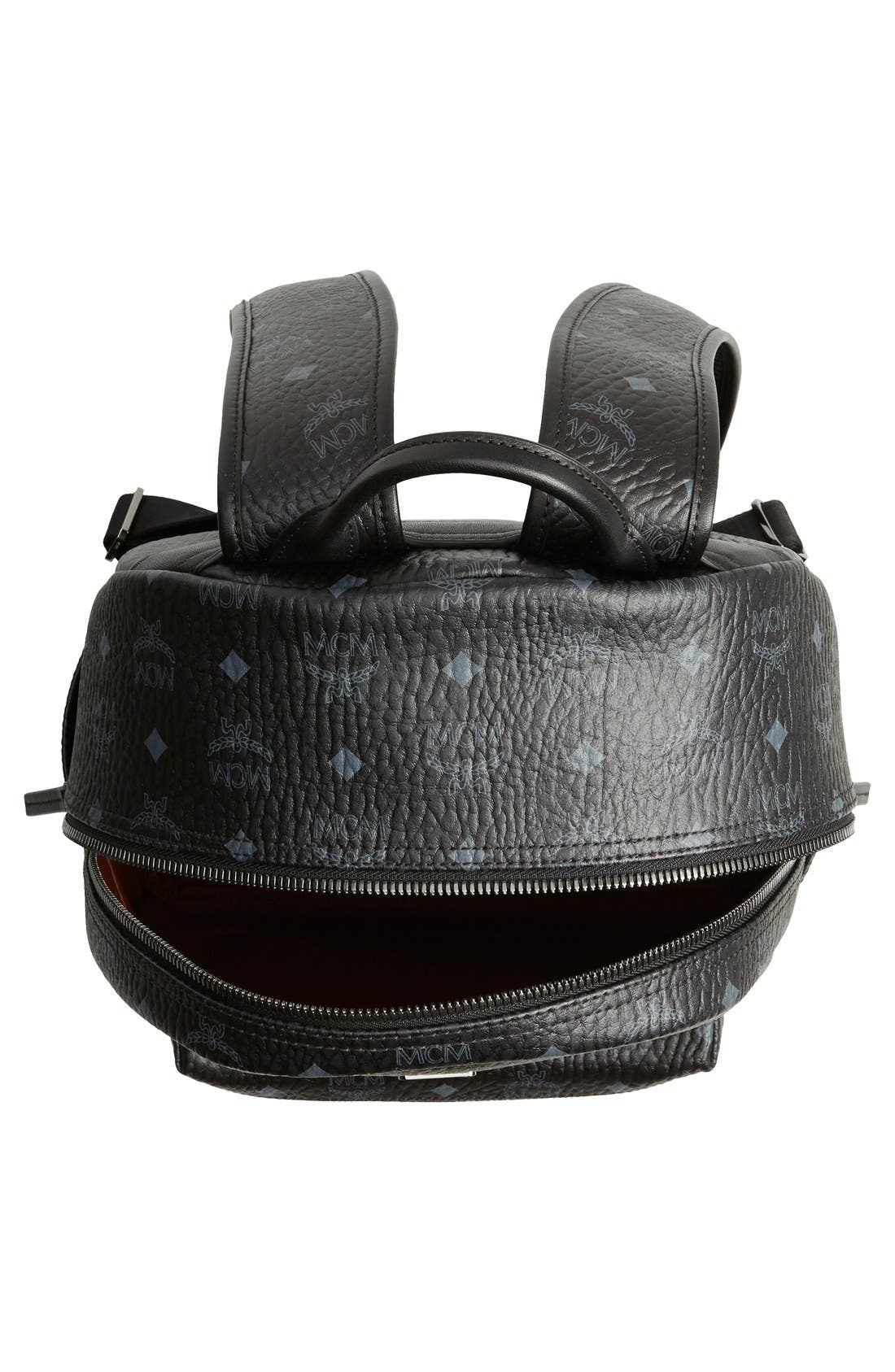 MCM Medium Stark Visetos Backpack, Alternate, color, 