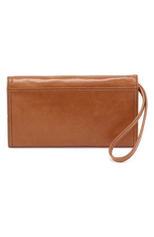 Hobo Romy Leather Wallet Crossbody In Truffle