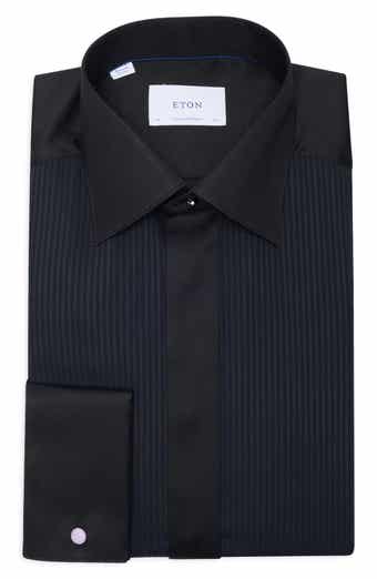 Eton Contemporary Fit Pleated Bib Front Dress Shirt
