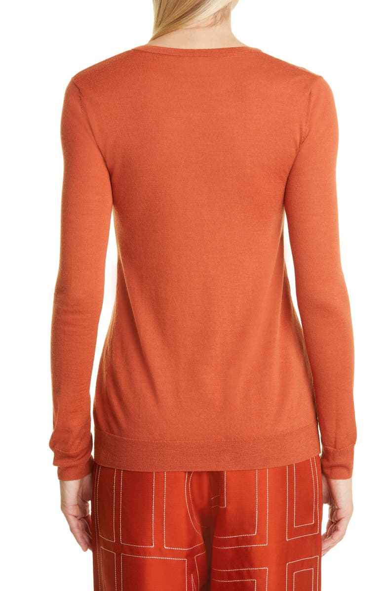 TOTEME Merino Wool Cardigan, Alternate, color,