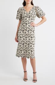 Elie Tahari The Presley Cotton Blend Lace Midi Dress