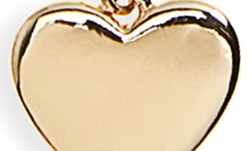 Leith Cz You & Me Heart Pendant Necklace Set In Gold