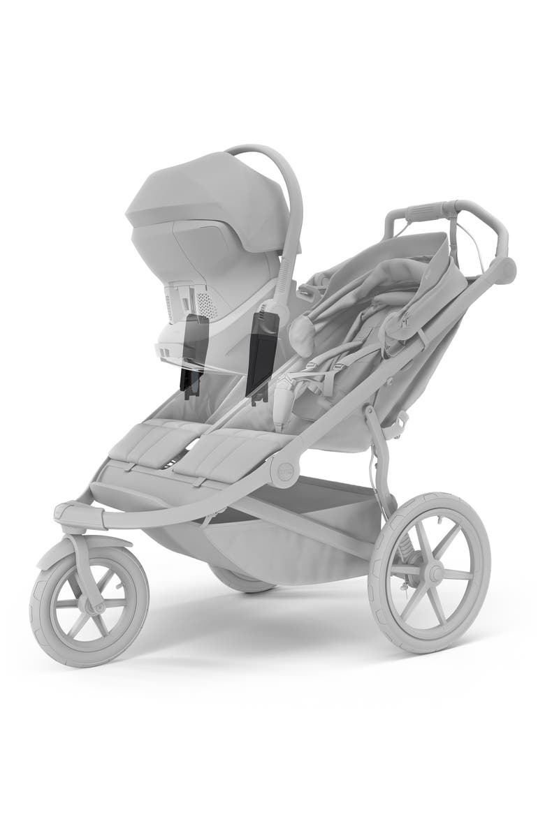 Urban Glide 3 Double Car Seat Adapters, Alternate, color, BLACK