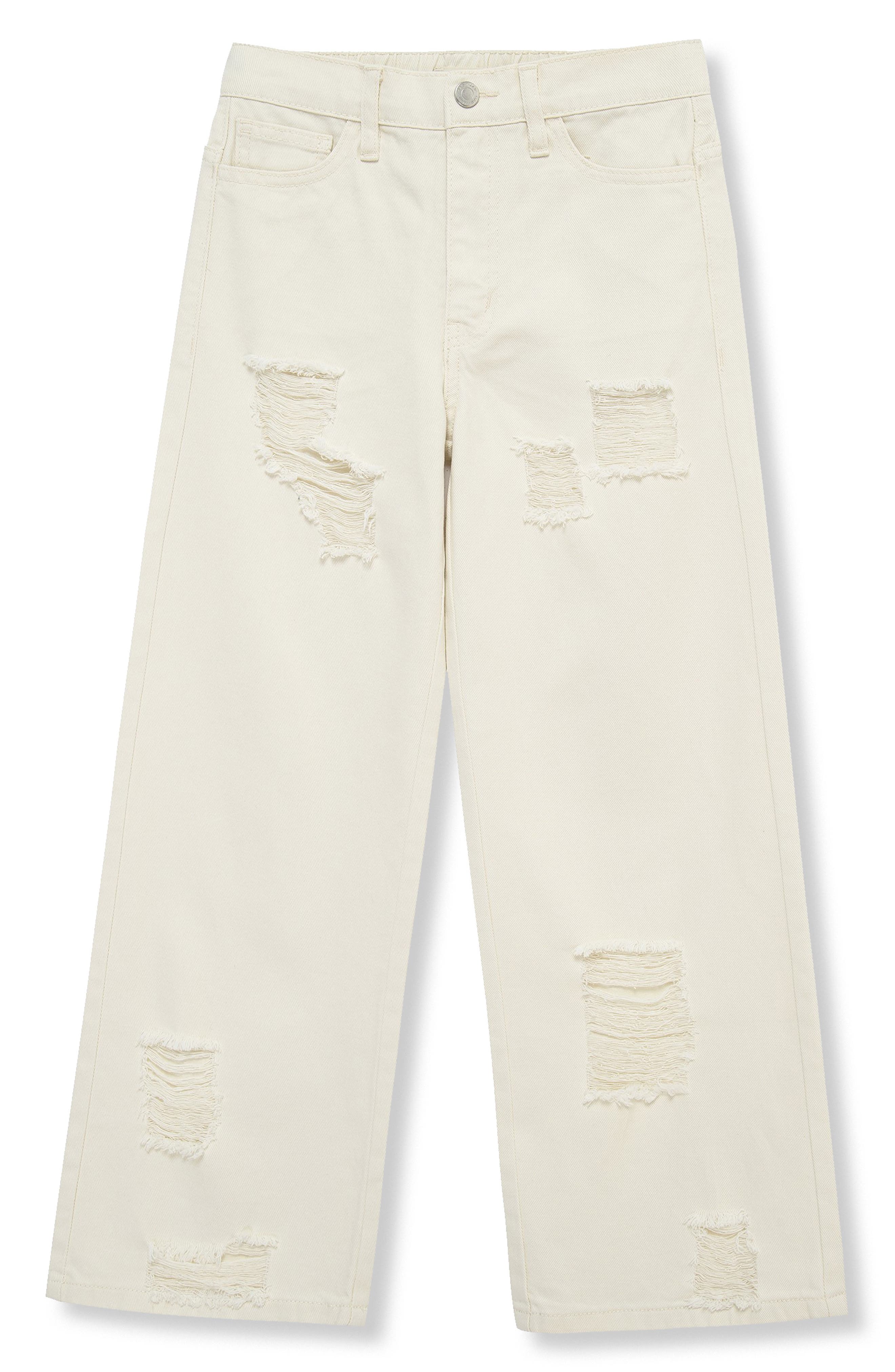 Habitual Kids Kids' Distressed Wide Leg Jeans