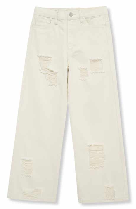 Habitual Kids Kids' Distressed Wide Leg Jeans