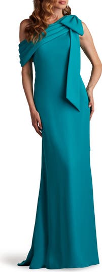 TADASHI SHOJI ワンピース Korra One-Shoulder Contrast Gown | Tadashi Shoji