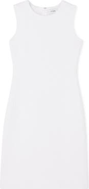 ST. JOHN Sleeveless Bouclé Knit Sheath Dress