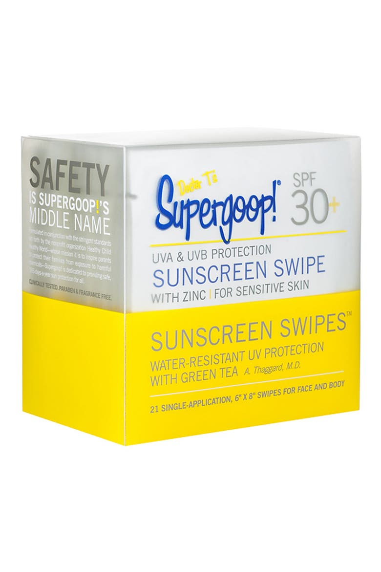 Sunscreen Swipes SPF 30+, Main, color, NO COLOR