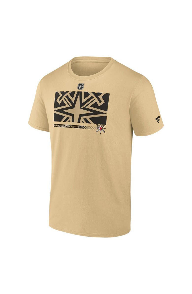 FANATICS Men's Fanatics Branded Black Vegas Golden Knights Authentic Pro Core Collection Secondary T-Shirt, Alternate, color, Black