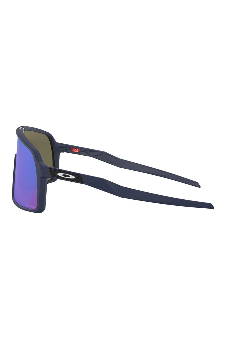 Sutro 137mm Prizm™ Shield Sunglasses, Alternate, color, MATTE NAVY