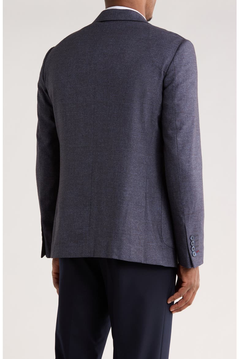Textured Two-Button Sport Coat, Alternate, color, NAVY