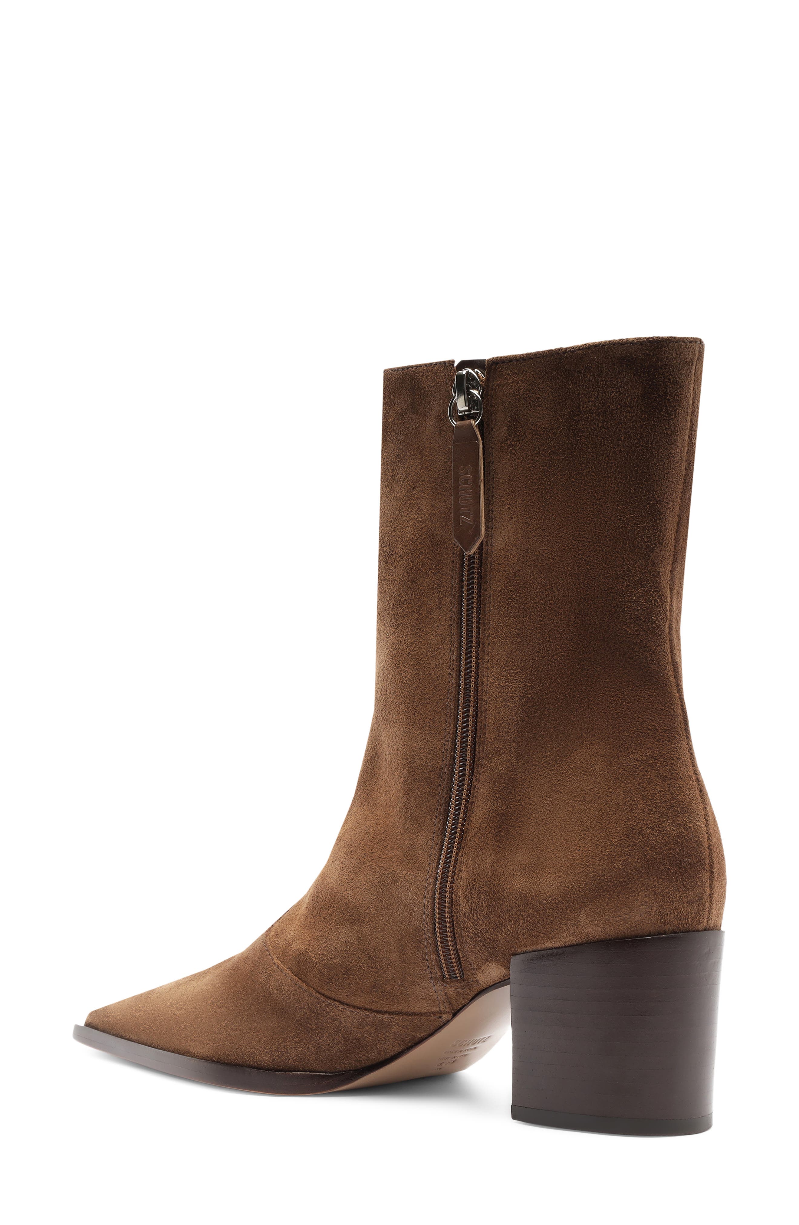 Raffaela Mid Bootie, Alternate, color, BROWN